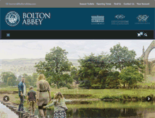 Tablet Screenshot of boltonabbey.com